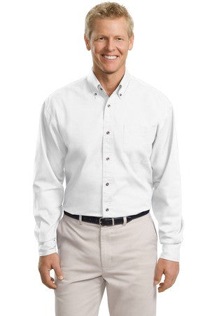 Port Authority® Tall Long Sleeve Twill Shirt. TLS600T.