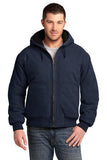 CornerStone® Washed Duck Cloth Insulated Hooded Work Jacket. CSJ41.
