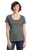NEW District Made® Ladies Perfect Weight® Scoop Tee. DM106L.