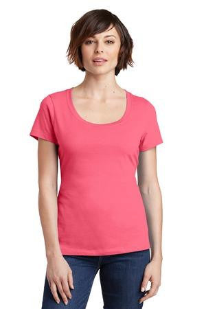 NEW District Made® Ladies Perfect Weight® Scoop Tee. DM106L.