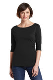 NEW District Made® Ladies Perfect Weight® 3/4-Sleeve Tee. DM107L.