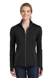 NEW Sport-Tek® Ladies Sport-Wick® Stretch Contrast Full-Zip Jacket. LST853.