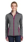 NEW Sport-Tek® Ladies Sport-Wick® Stretch Contrast Full-Zip Jacket. LST853.