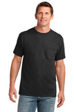 Port & Company® 5.4-oz 100% Cotton Pocket T-Shirt. PC54P.