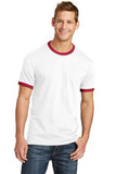 NEW Port & Company® 5.4-Oz 100% Cotton Ringer Tee. PC54R.